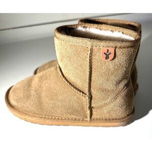 Emu Australia Wallaby Mini Boots K13 Merino Wool Lining Suede Upper TPR Sole Tan
